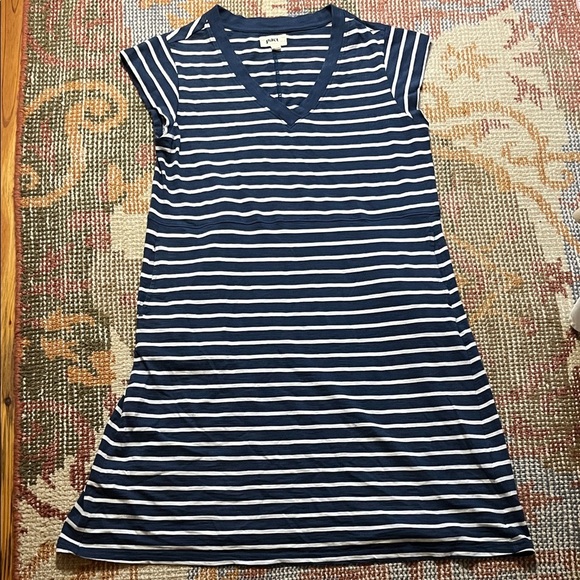 Pact Dresses & Skirts - Pact Organic Cotton Stripped Dress Size L